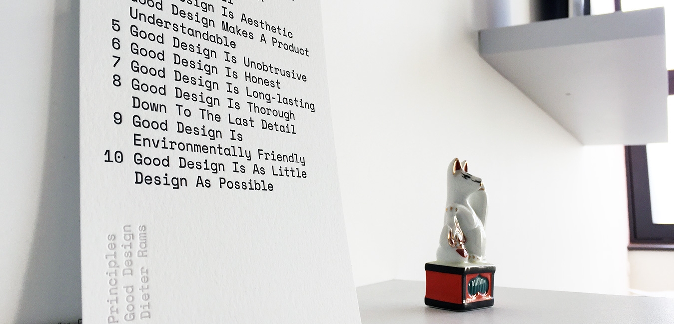 Design principles of Dieter Rams