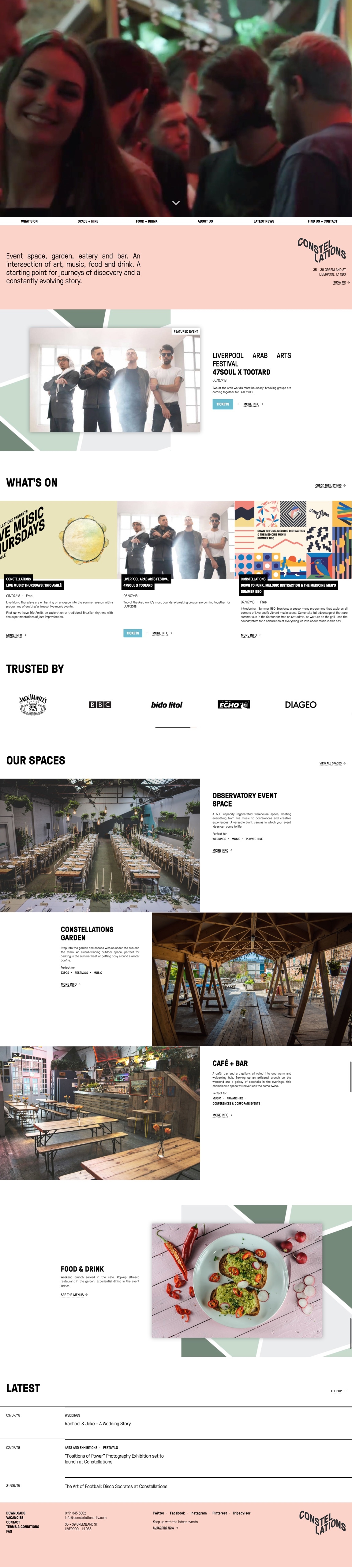 Constellations Homepage